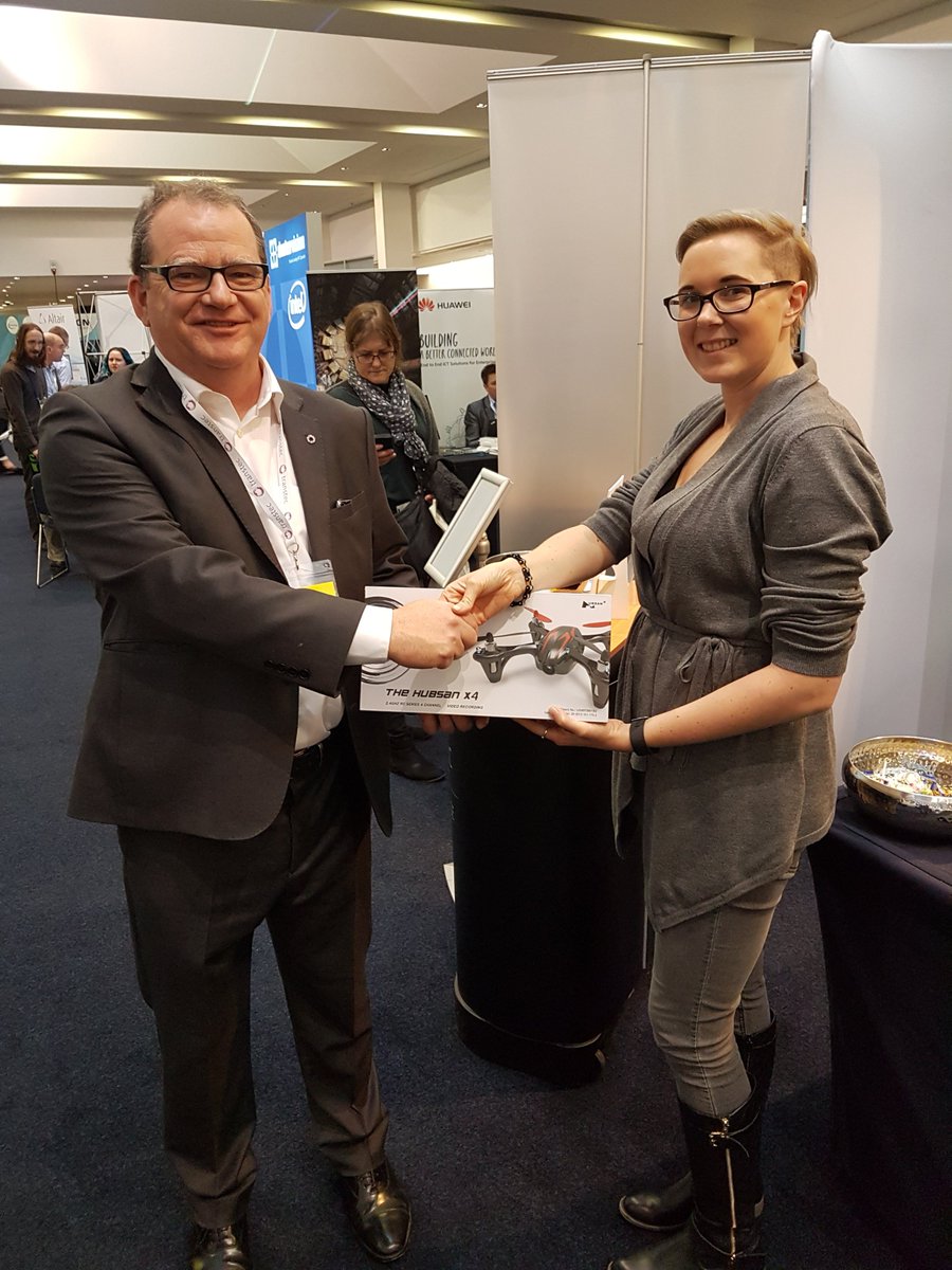TranstecHPC's tweet photo. Congratulations also to Lisa Booth from @HartreeCentre.
Winner of the BeeCopter drone, donated by our partners @ThinkParq. #BeeGFS #CIUK # https://t.co/lDdJOGIItx