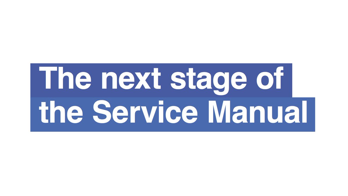 The next stage of the Service Manual