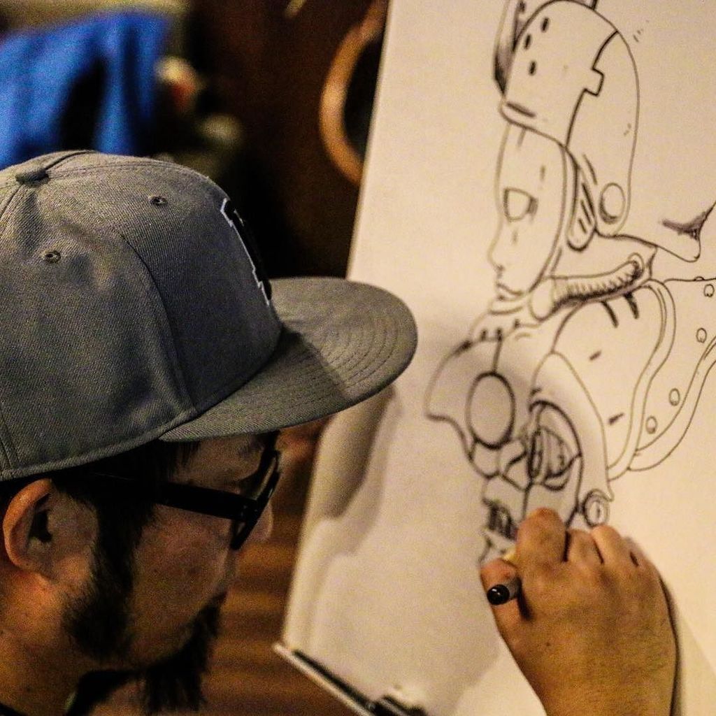 kondo_orange's tweet photo. やっぱりユーキさんの作品は最高でした!
#ukydaydreamer #ライブペイント #クリスマス会 #ITeens Lab. #佐世保 #イラスト #paint #フィギュア https://t.co/nHPvg7lfWp https://t.co/cIrD2c2LfP