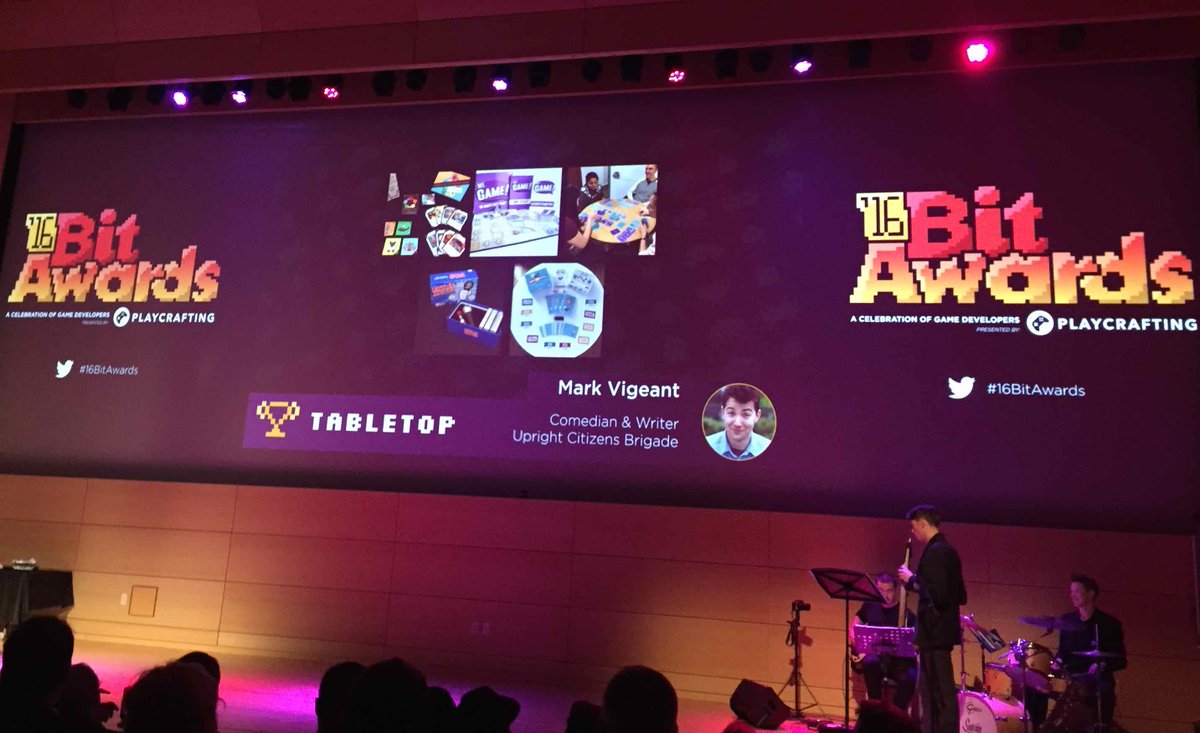 susans23's tweet photo. Thanks @DanButchko 4 inviting me to @playcrafting #16bitawards, an inspiring event celebrating very talented #gamedevelopers @DanielRabuzzi https://t.co/W2DOWhj2q1