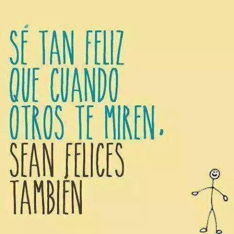 positivalia's tweet photo. Sé tan #feliz que cuando otros te miren, sean felices también. #felicidad www.positivalia.… https://t.co/y3K2t9mMKT https://t.co/FL3YnL0PGB
