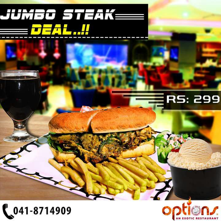 nauman_t's tweet photo. #optionsrestaurant is offering wonderfully competitive cuisine @clare_aamir https://t.co/X5vSaUsME0