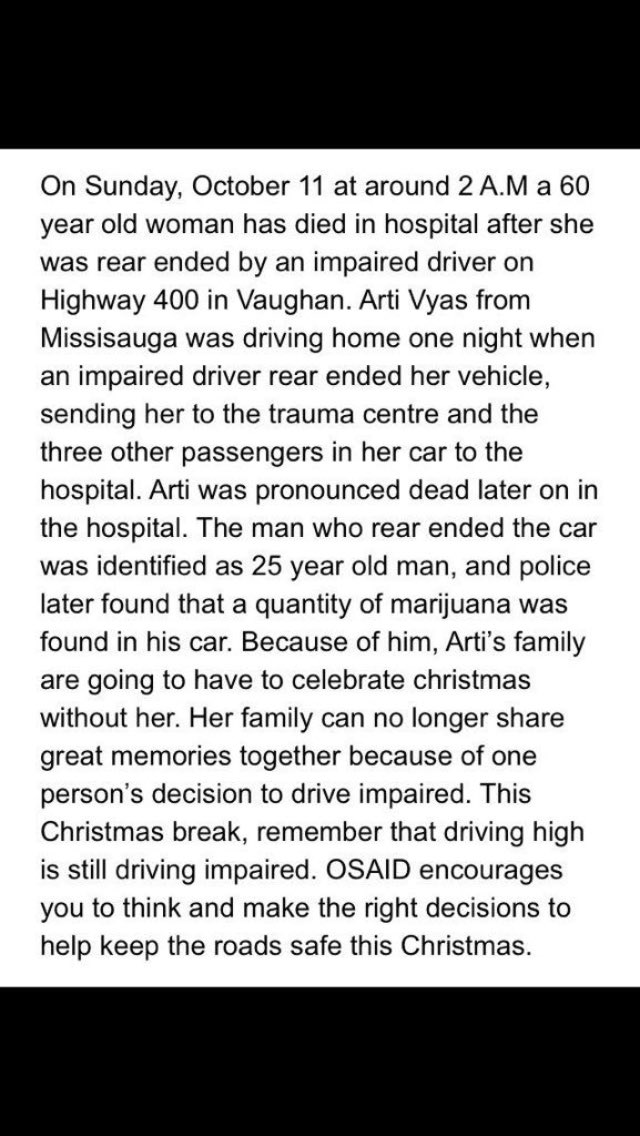 CarterOSAID's tweet photo. On the ninth day of Christmas, impaired gave us the story of Arti Vyas. https://t.co/EsAb0C5yCR