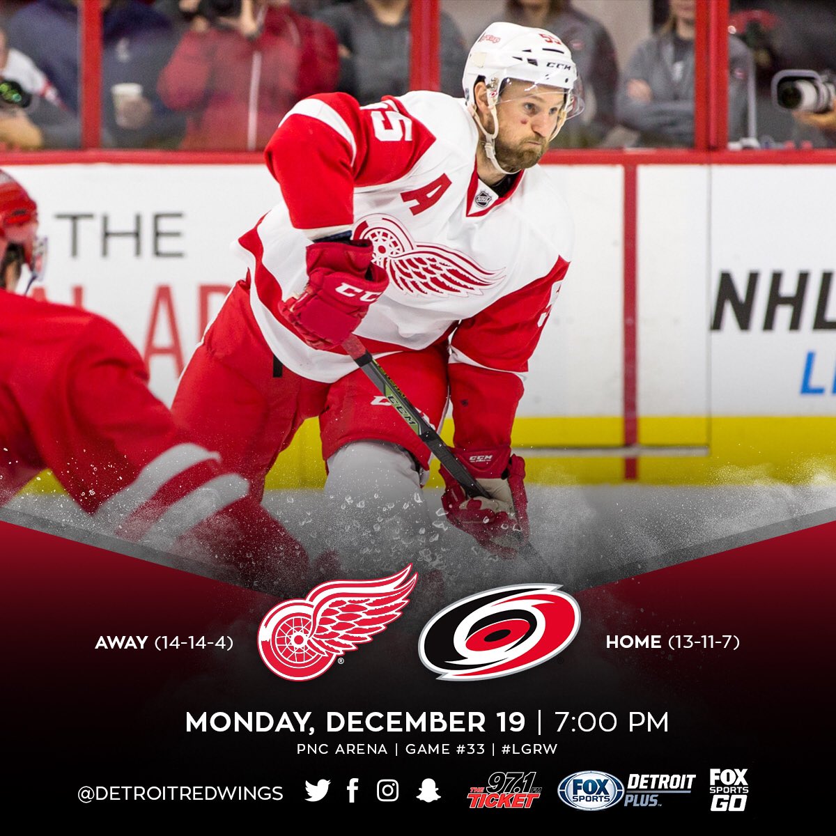 Detroit Red Wings on Twitter "GAMEDAY! The Wings start a 3 game road