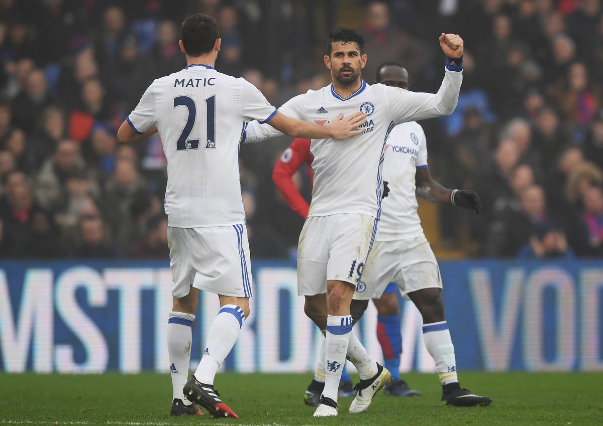 ChelseaFC's tweet photo. 13 goals so far in the Premier League for @diegocosta! 🔥 https://t.co/MIi3EwbH0P