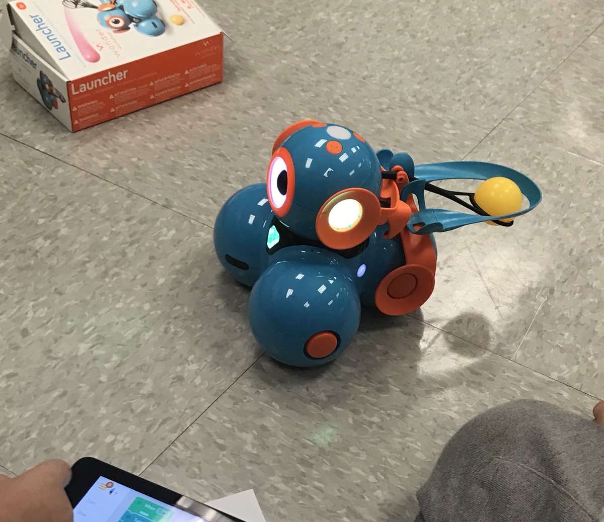 rairvin's tweet image. Troubleshooting our launcher. Can you spot the problem? #HourofCode #thinklikeaprogrammer ❤️❤️the problem solving happening!@WonderWorkshop