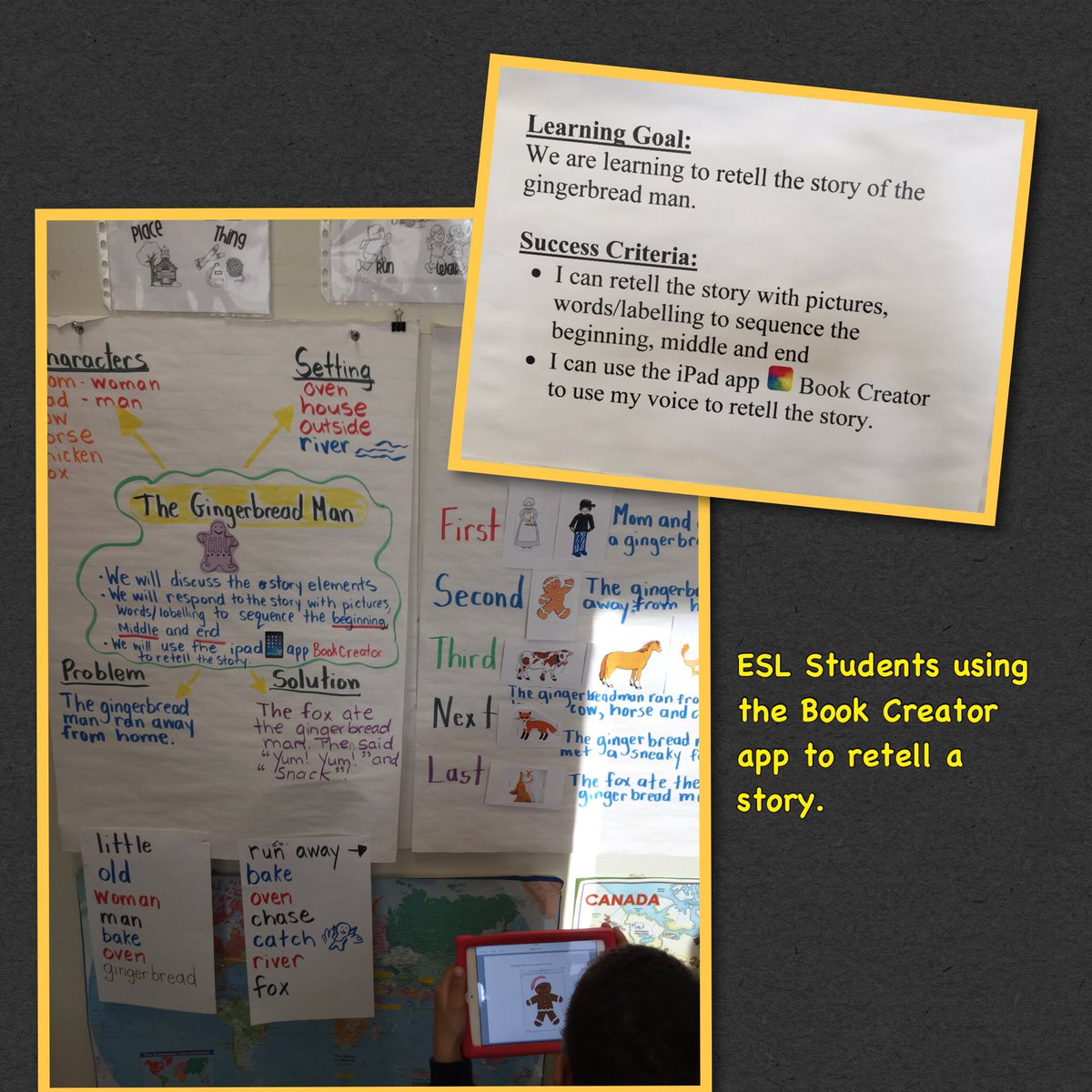 agillard25's tweet photo. ESL Ss using Book Creator to retell a story in L1 language or in English #assetbasedlearning #developnativelanguage @West_GlenJS @tdsb https://t.co/yRisPZy0HI