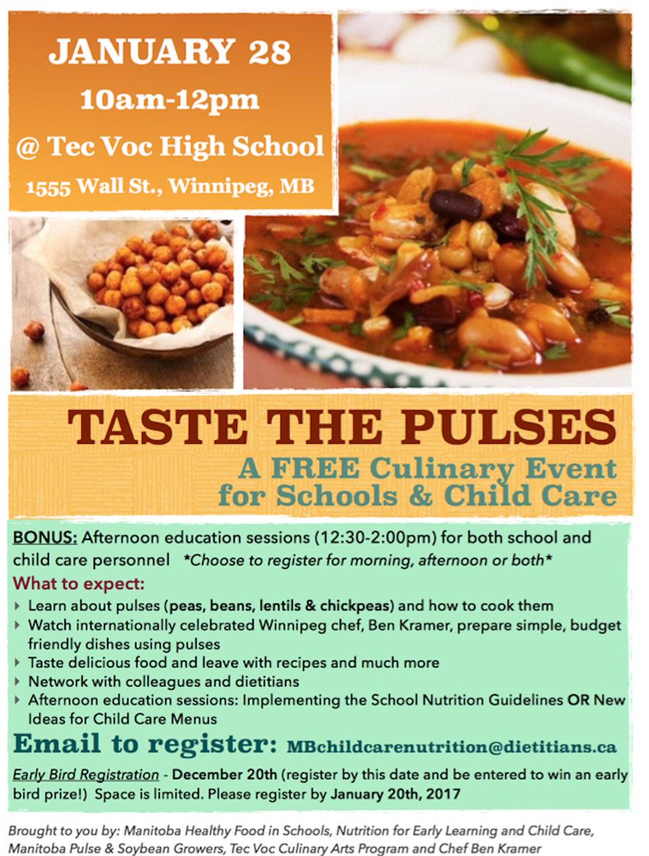 Meg_RD's tweet photo. A culinary event for schools &amp; child care, register before tomorrow for a chance to win a prize!  https://t.co/JOUFLrJu40 https://t.co/s9hsmBb59c