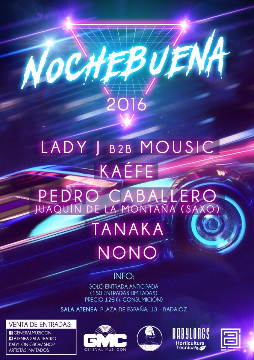 Nochebuena movidita! Primera hora de la noche en Atenea, con un cartelazo!