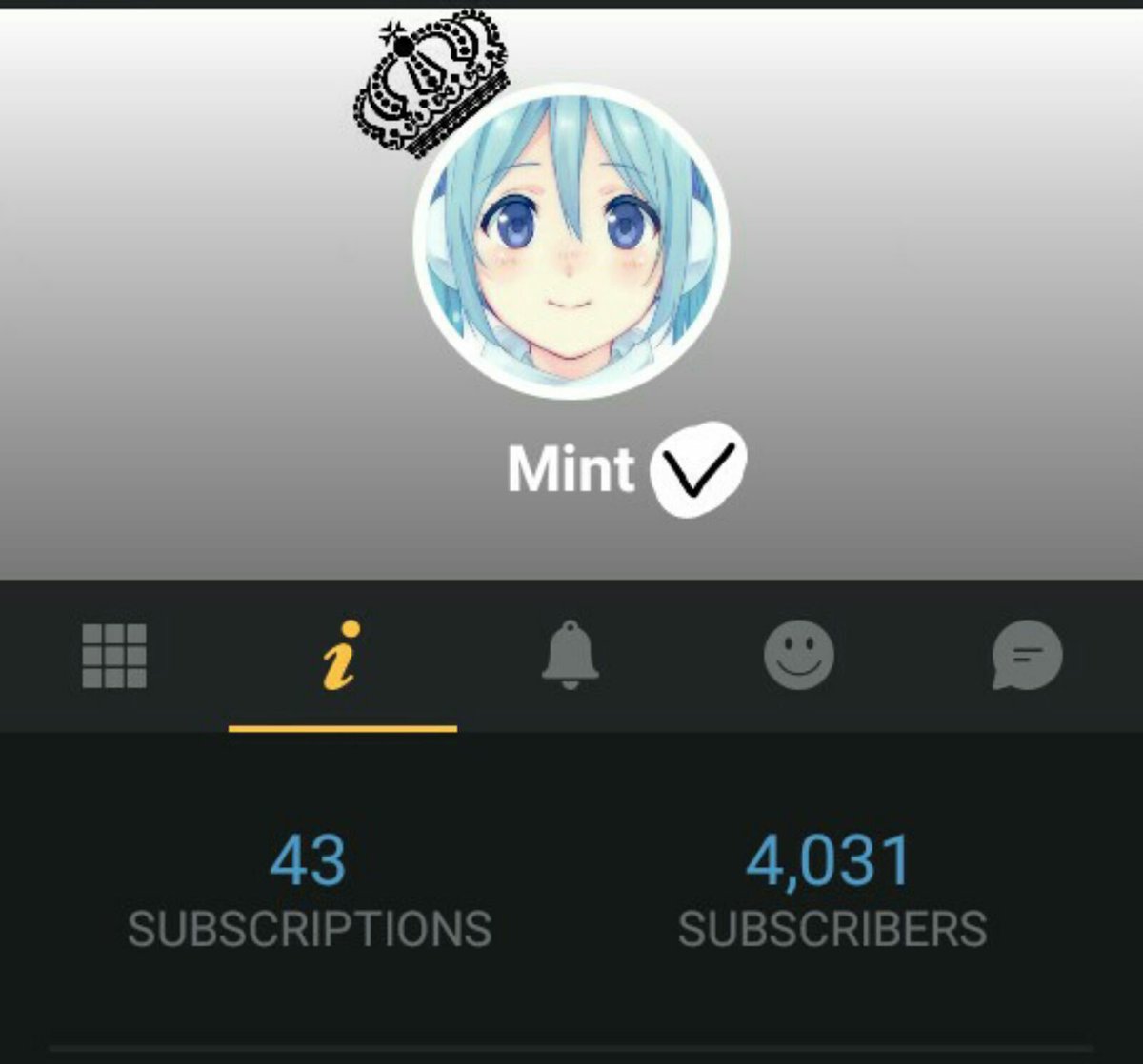 iFunnyMint's tweet photo. @iFunnyChef OMG!!! THANK YOU FOR THE Verification  ily! 😍😍😘😘 https://t.co/6dh91LmmhC