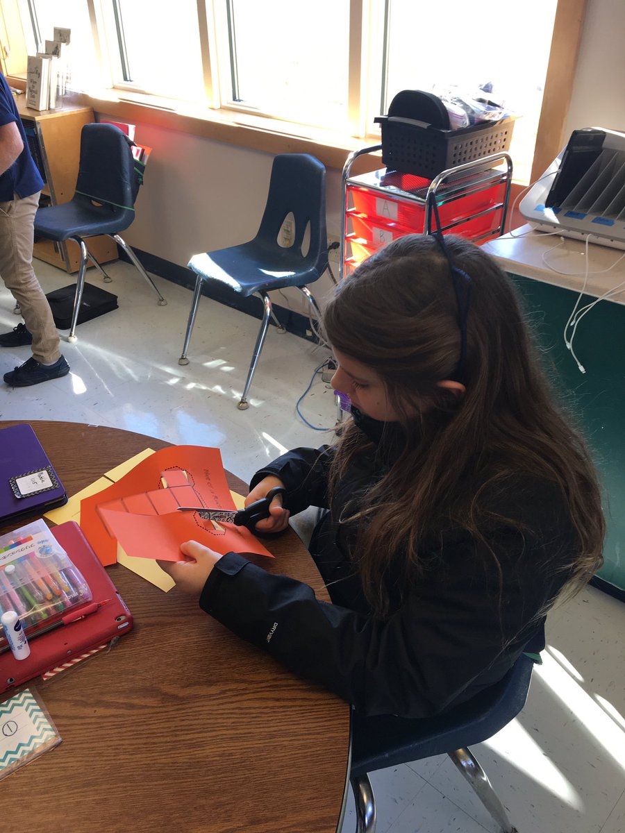 CBAWestChester's tweet photo. #5thgrade #blendedmath students teaching about nets and teaching students to create 3D candy containers. https://t.co/KcneX3HTAf