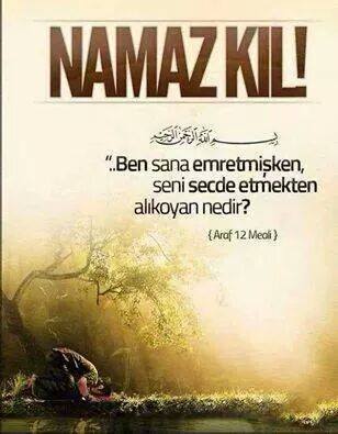 mevlanagonul's tweet photo. "..Ben sana emretmişken, seni secde etmekten alıkoyan nedir? (Araf - 12) #namaz #Kuran #Ayet https://t.co/PsKqDJcPUQ