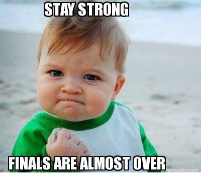Good luck to everyone with finals! Come by our office for FREE snacks and coffee/tea! 
Happy Holidays!!