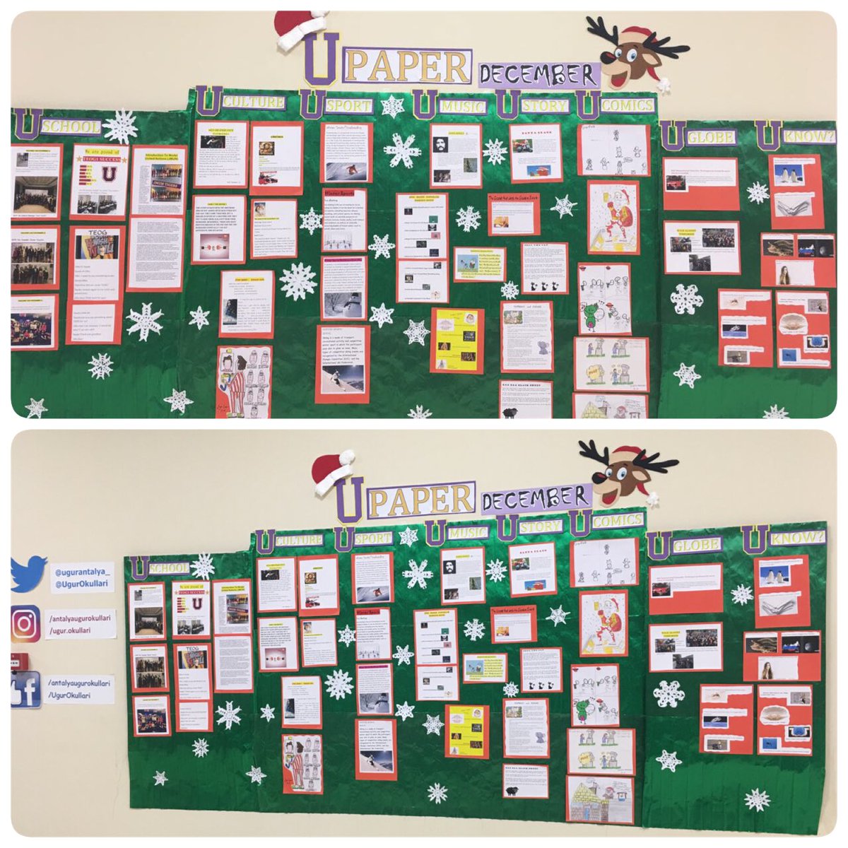 knyugurELT07's tweet photo. Upaper December is ready for the New Year ❄️🌲🎅🏻🐞#wallnewspaper #newyear #reindeer #snowflakes #December #winter https://t.co/px1D4Z8HXq