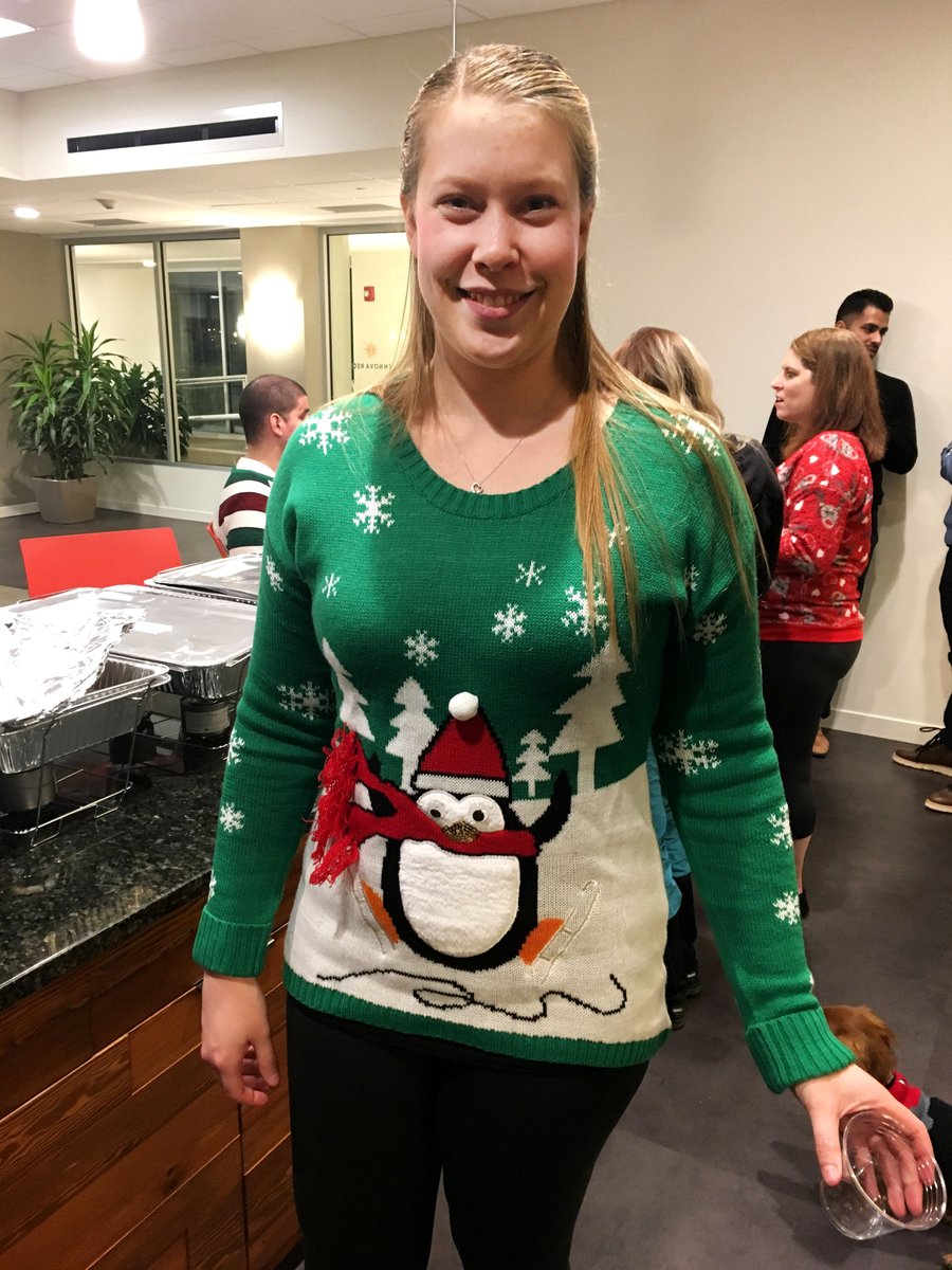 InnovaLivingCLE's tweet photo. We had a blast at our Ugly Sweater Party on Friday! Thanks to all who came out! #putasweateronittfg #uglysweaterparty #workhardliveeasy #cle https://t.co/0yN3AAnXU1