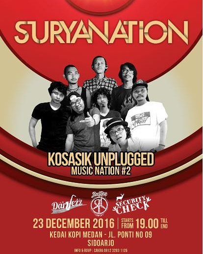 Dan di tanggal 23 kita perform jam 7 malam di Sidoarjo, monggo santai santaian bareng kuy....  Bless up .