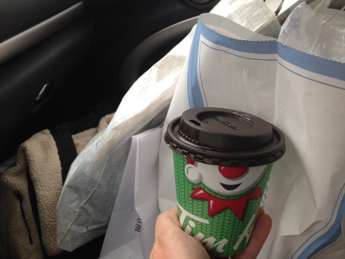 Gamezz12345's tweet photo. A hot latte &amp; my last Christmas shopping trip. Finally! #doubledoublecard @TimHortons https://t.co/Cm2yhJ9vOG