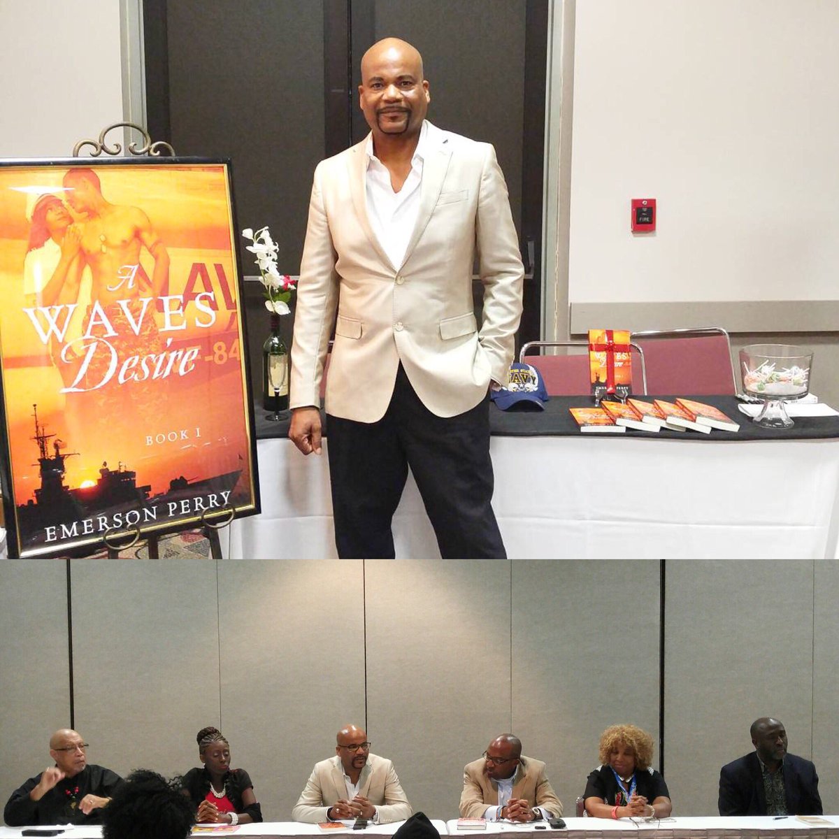 EmersonPerry3's tweet photo. Enjoyed being on panel of authors at this years black expo. #author #dramarance #military Check out https://t.co/TMdy25CzEy https://t.co/X1u0tGhUij