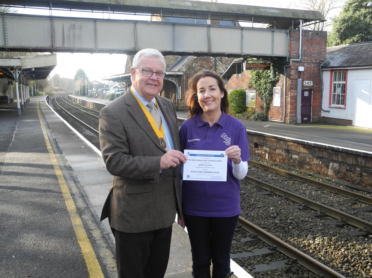 Delighted to support <a href="/GreatOrmondSt/">Great Ormond Street Hospital for Children</a> from funds raised at Ironman Staffs with £3,500 donation- read Michaela's story rotarycharityfundraisers.org/hc_presentatio…