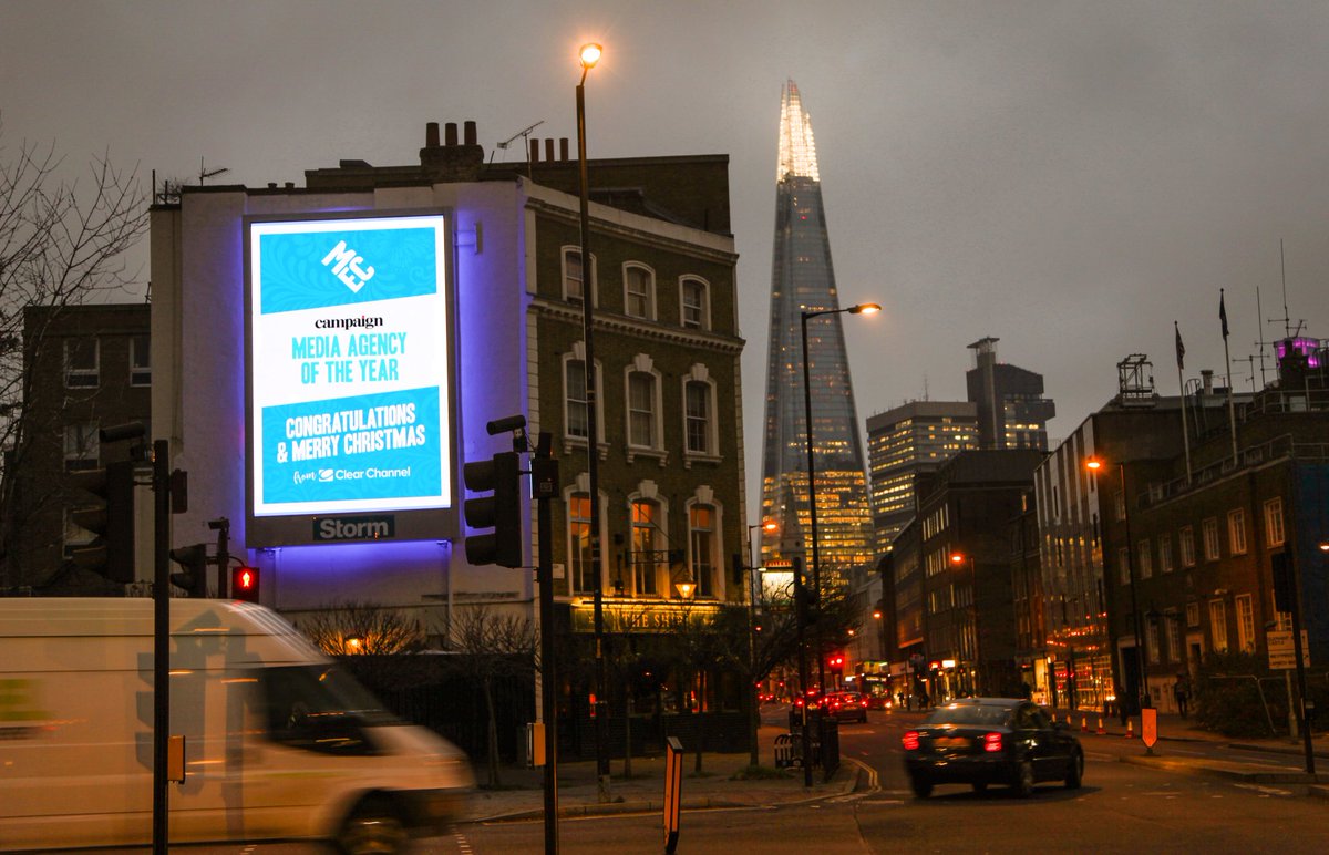 BMO_UK's tweet image. Congratulations @MECUK - @Campaignmag's Media Agency of the Year 2016! #Thrive #DOOH