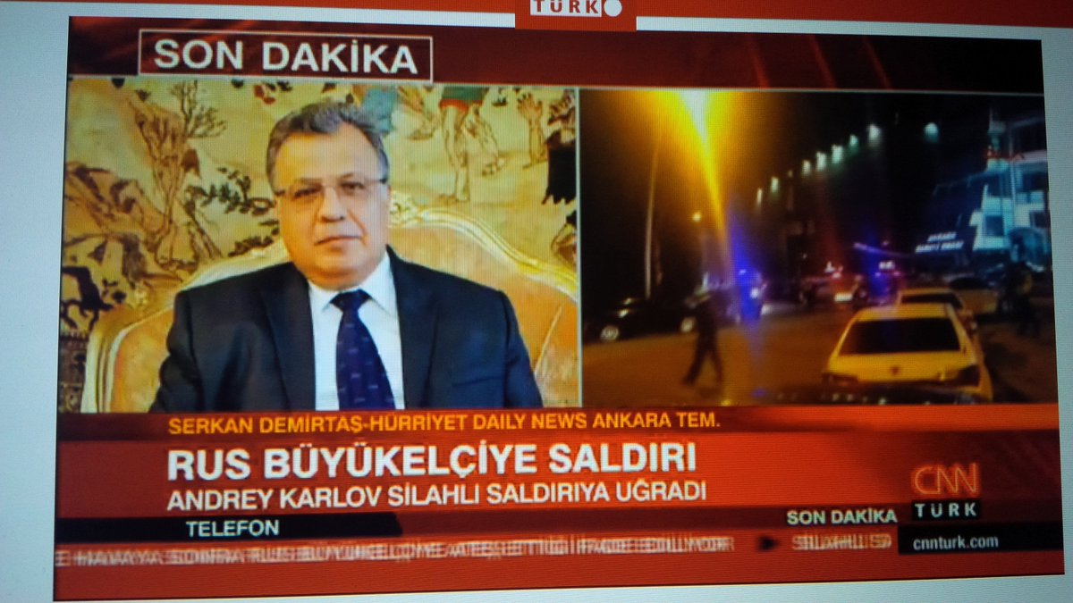 Bu memlekette yazar, çizer, akademisyen herkese terörist diyorlar. Ama #Karlov'u vurana "silahlı saldırgan"