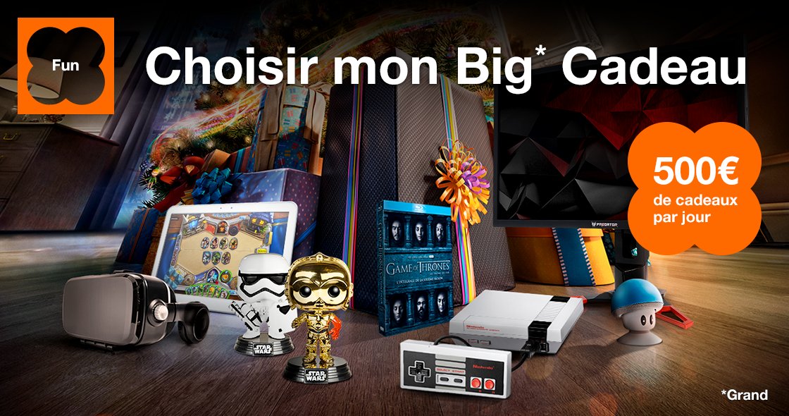 Cette année c'est vous qui choisissez le cadeau qu'on vous offrira pour un #BigNoel qui VOUS ressemble !

PAR ICI 👉 rushesport.com/bignoel