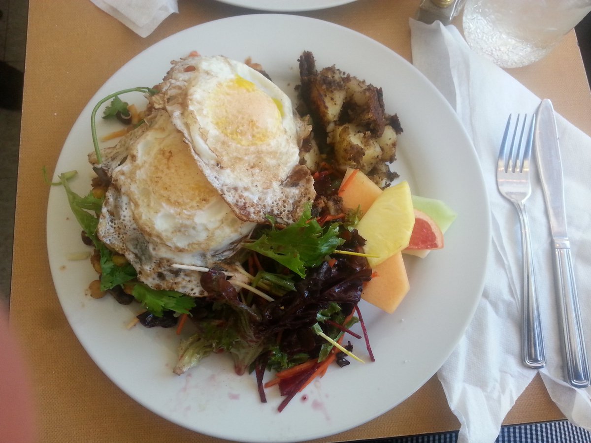 Brunch yesterday <a href="/powwowcafe/">Pow Wow Cafe</a> kensington market. #Amazing! Highly recommend checking it out. Great job Shawn! #nish #taco