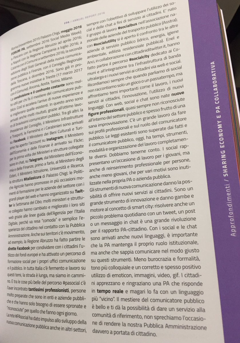 fdicos10's tweet image. Così cambia la PA, #pasocial e un nuovo ruolo per il comunicatore pubblico. Il mio contributo per #fpareport16