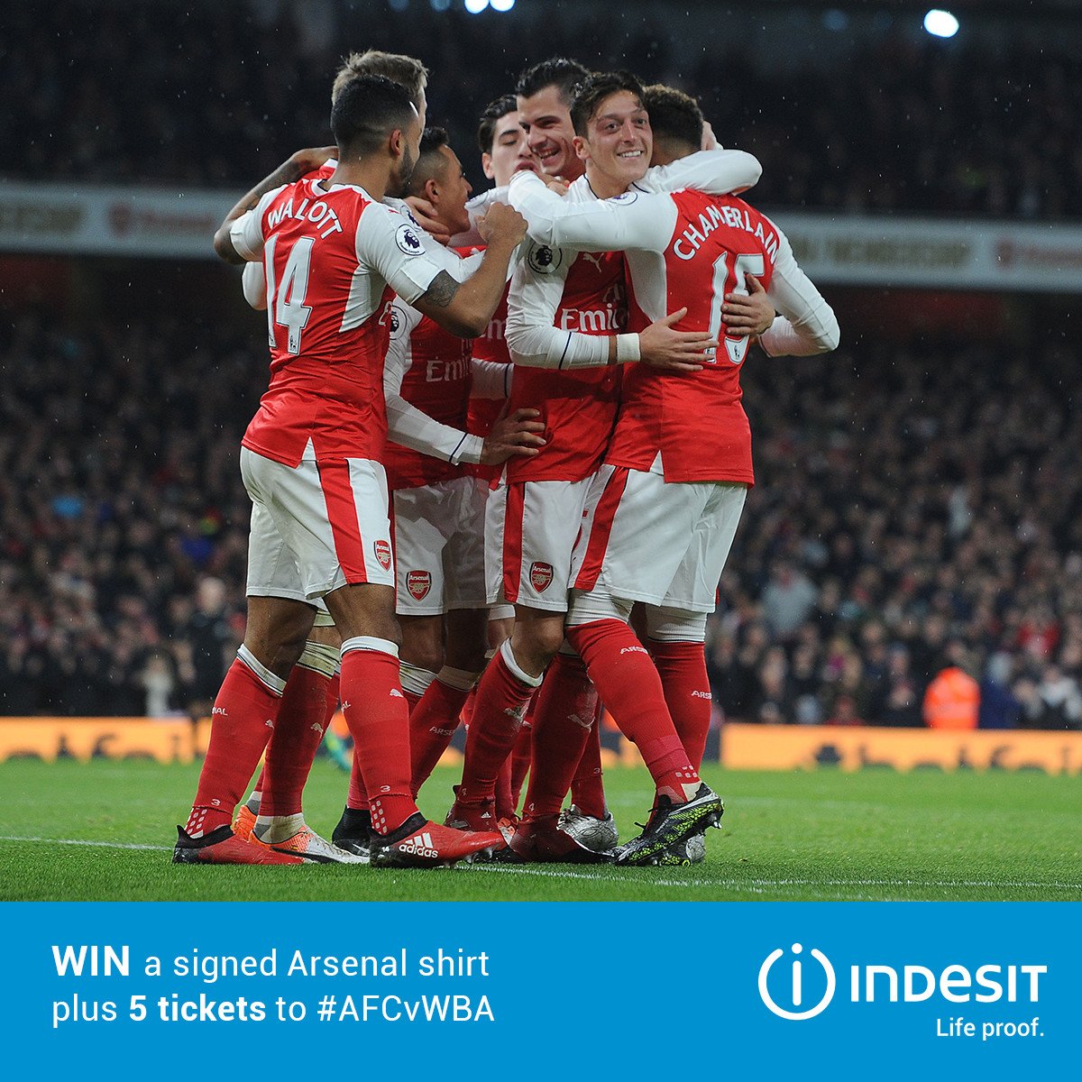 IndesitFC's tweet photo. Head over to our Facebook page for the chance to #WIN a signed #AFC shirt + 5 tickets to watch #AFCvWBA https://t.co/cM35Y5GPbv #COYG https://t.co/zPvQFfQqiL