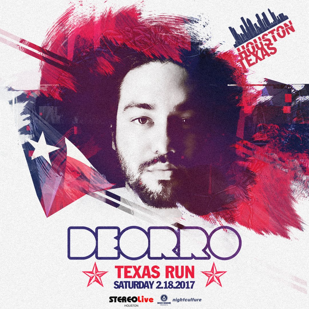 NightCulture's tweet photo. 🐼 PANDAFAM we are happy to announce @Deorro will be joining us for his #texasrun at @Stereo_Live Houston🐼
Tickets on Sale 12/20 at 10AM CST! https://t.co/YH2Zbulrcz