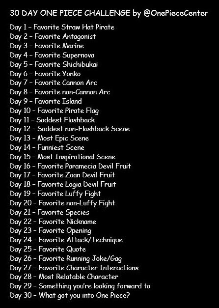 One Piece 30 Day Challenge! Day 20