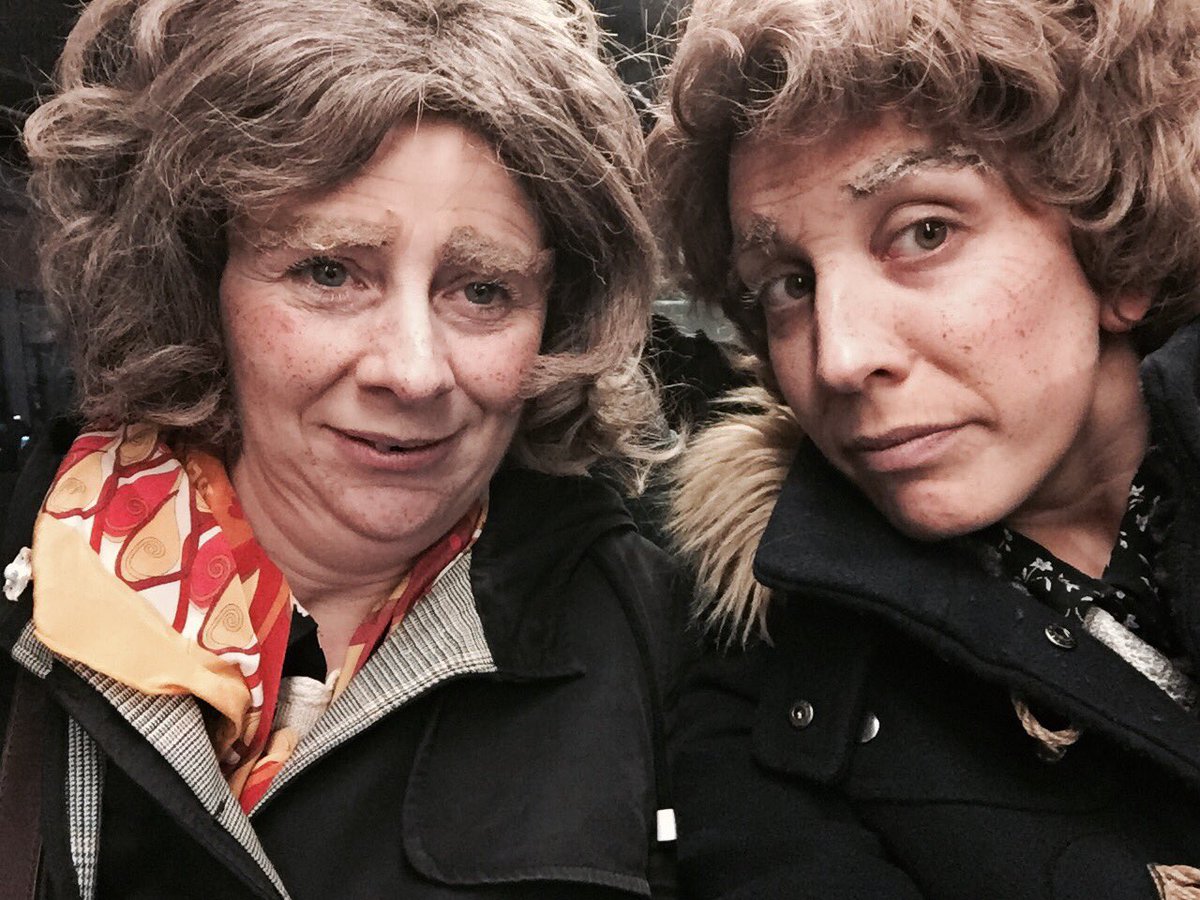 On our way to <a href="/lsqtheatre/">Leicester Square Theatre</a> to sing and whistle for the festive season. Tonight 7:30pm <a href="/emmakatejerrold/">broken fanny</a> <a href="/LizzieWinkler/">Lizzie Winkler</a> <a href="/LilyBevan/">こばやし まな</a>