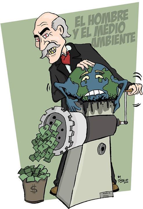 Ecogranjero's tweet photo. si pensás que la economía es más importante que el medio ambiente, tratá no respirar mientras contás tu dinero https://t.co/MyoUWWkAPO