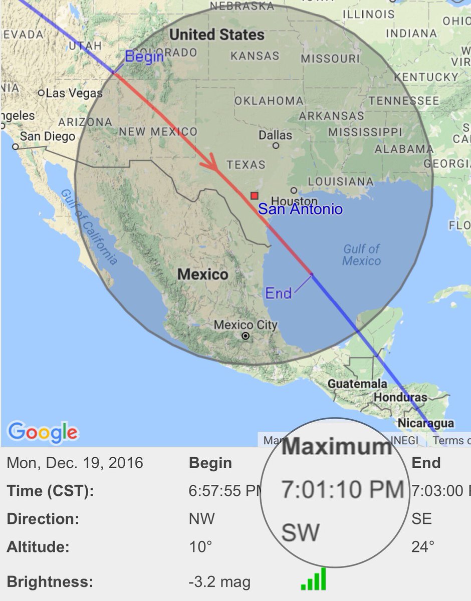 IgnazioMagnani's tweet image. 🇺🇸 San Antonio
⏰ 7:00 pm
A bright @Space_Station is
visible to the naked💥eye

🌎@manuginobili @tonyparker @paugasol @News4SA @VisitSanAntonio