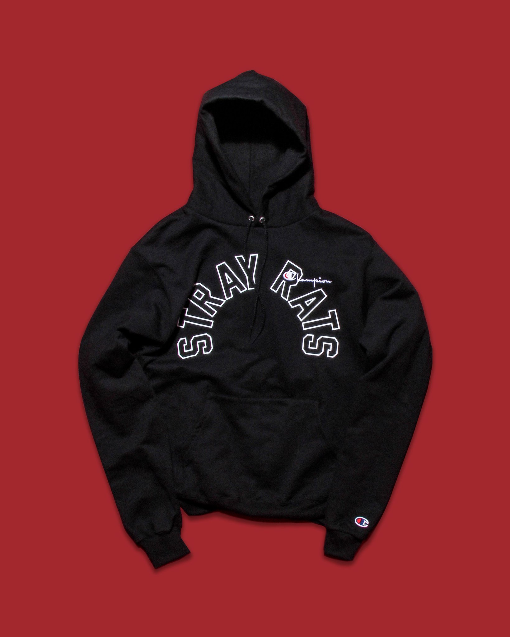 MARKED EU: Stray Rats x Champion Zip-Hoodie
