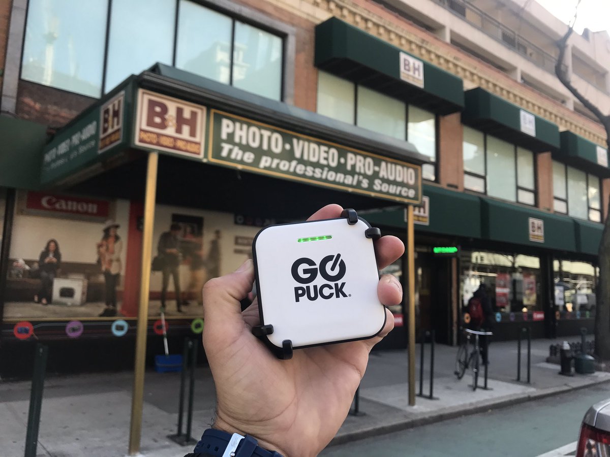 gopuck's tweet photo. Excited to be launching at @BHPhotoVideo! If you're in the area, visit us 👋
#GOPUCK #WearablePower https://t.co/XpISU09cQ8