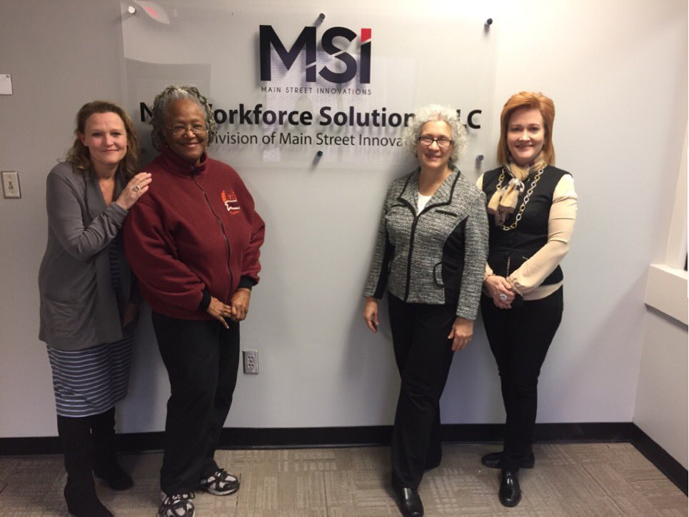 MSiworkforce's tweet photo. @mainstreetinno would like to thank Dr. E. Holmes, @jencrutchfield &amp; @diversityreport for visiting us today! #msiworkforce @donnalowe1234 https://t.co/EmZCFfnvpa