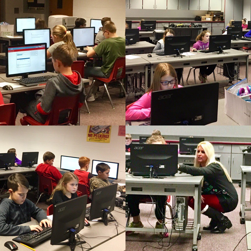 stigner71's tweet image. Thornville 4th graders' practicing for their online Social Studies AIR test in April... High five for their efforts✋🏼