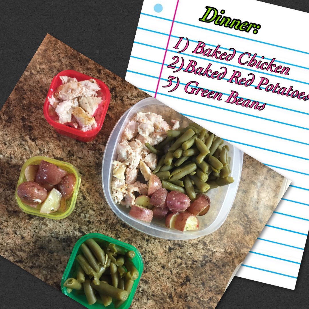 Coach_Anna22's tweet photo. Dinner this week! #chicken #greenbeans #redpotatoes #hammerandchisel #beachbodymeals #HealthyEating #HealthyHolidays #yum #2016 #me https://t.co/QqiXx7a10H