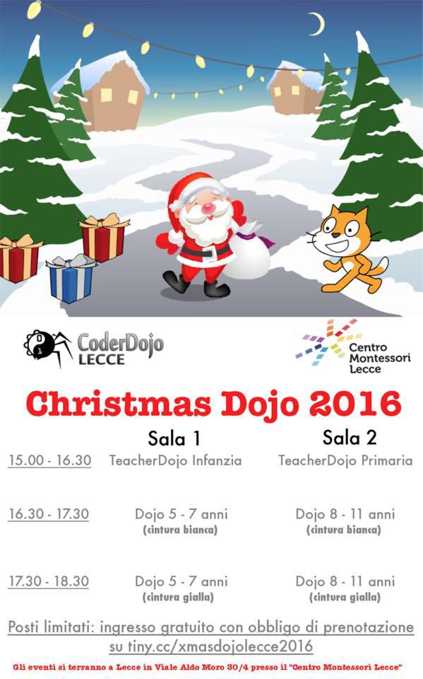 CoderDojoLe's tweet image. xmasdojolecce2016 coderdojolecce.it/?p=294