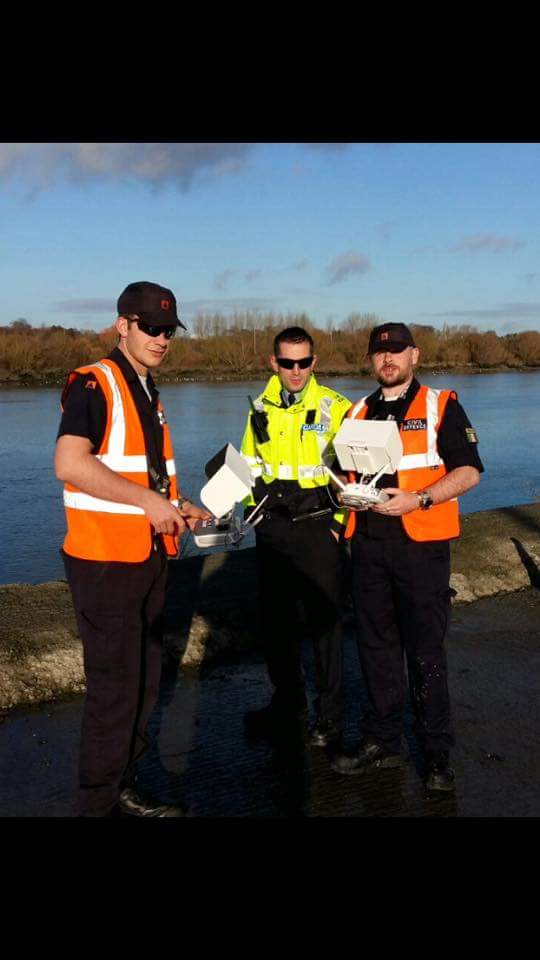 Limerick CD: Search for missing person on the River Shannon. Massive thanks to the drone teams from Clare &amp; Galway for their assistance