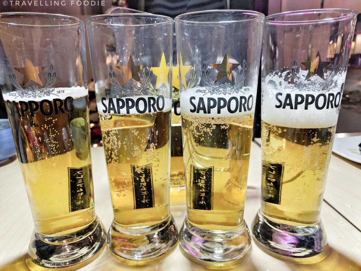 Sapporo Beer at Ebisu On Queen Toronto
