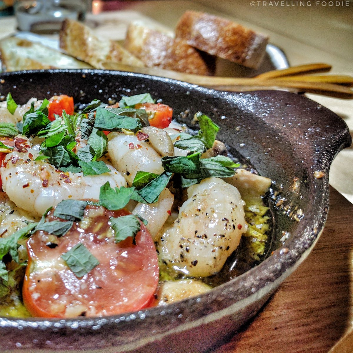 Shrimp Ajillo at Ebisu on Queen Toronto
