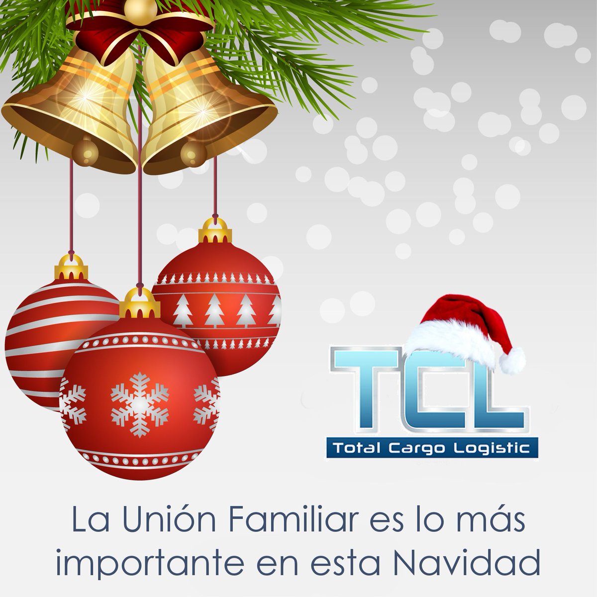 totalcargoenvio's tweet photo. Comenzamos la semana de vísperas de #Navidad, lo más importante es mantener la unión Familiar para disfrutar al máximo. https://t.co/SFjg7vcG18