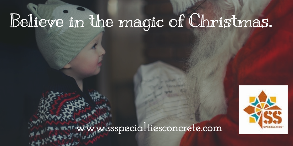 SSSpecialties's tweet photo. Believe in the magic of Christmas. #Believe #ssspecialtiesconcrete https://t.co/n7sQY4QtX6