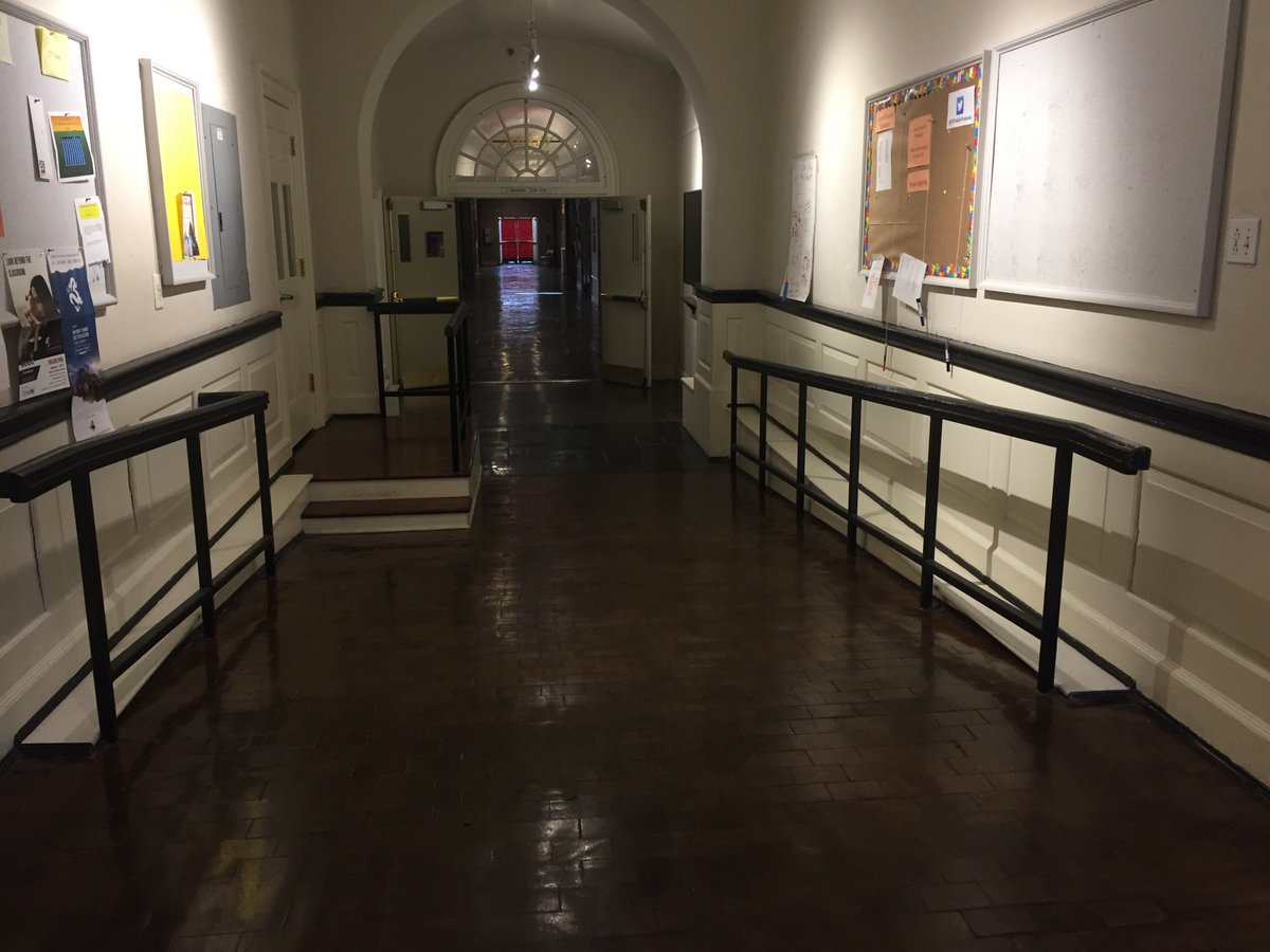 PennCharter's tweet photo. The students must be nestled all snug in their beds! #winterbreak #emptyhallways #NeverFearBurkyIsHere https://t.co/gFD6YY5B1m