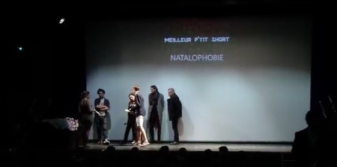 CITIZENCANNES's tweet photo. #Palmares #TESFestival "NATALOPHOBIE" remporte le P'TIT SHORT (film fait en 24h) du @TousEnShort remis par @Raph_Descraques https://t.co/5StDe0jJgA