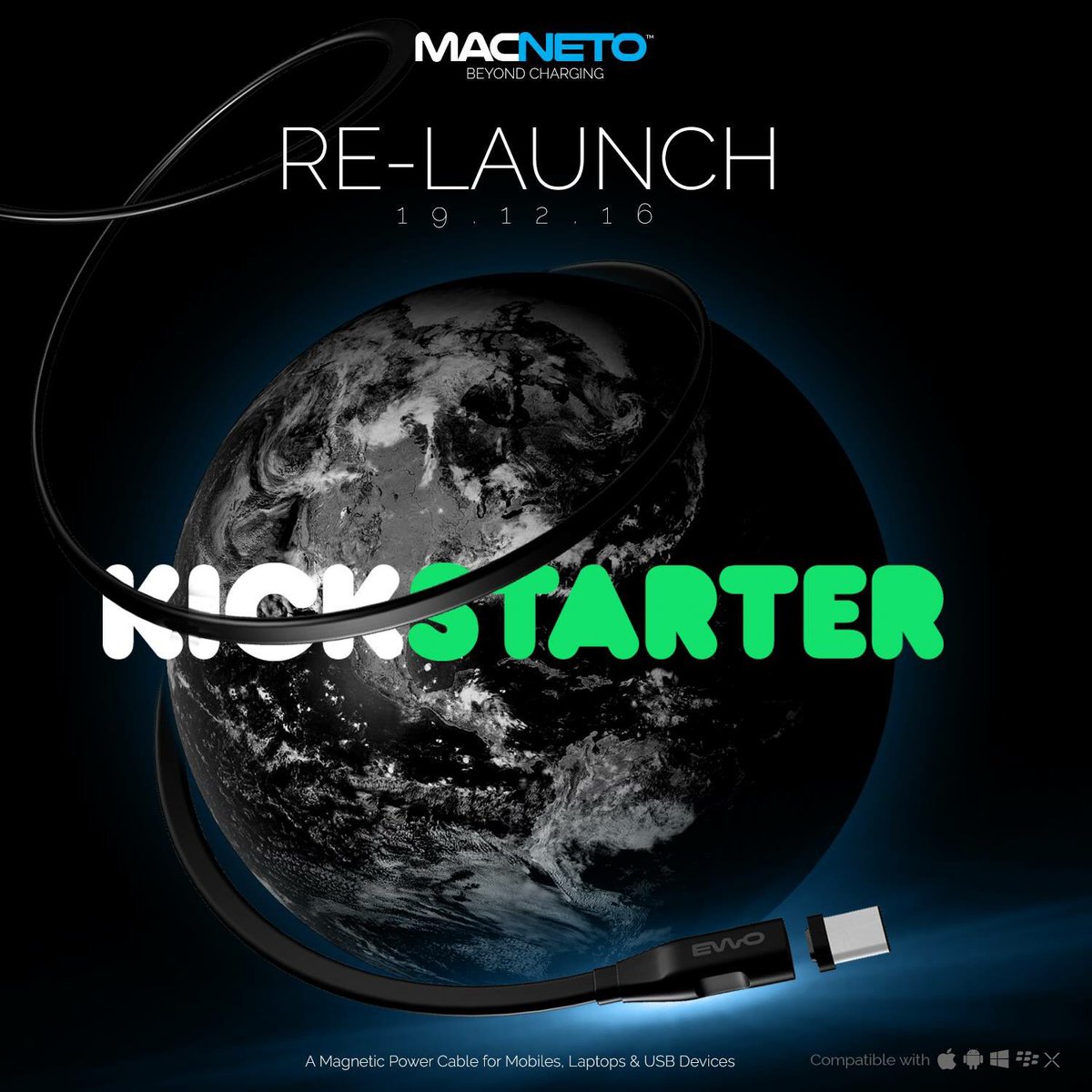 ewoltage's tweet image. Good News... We are re-launching #MACNETO project on Kickstarter... 

Support us on #Kickstarter now: bit.ly/macnetotw