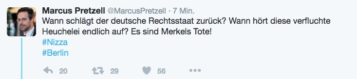 Die #AfD ist ekelhaft. #Breitscheidplatz #Berlin