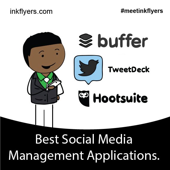 Inkflyers's tweet photo. Best Social Media Management Applications #MeetInkflyers #inkflyers #SocialMedia #SanDiego #California https://t.co/6bI0N7Hj0E